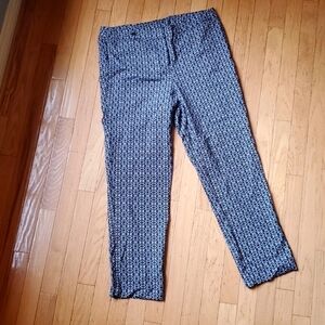 Rafaella patterned slim dress pants
